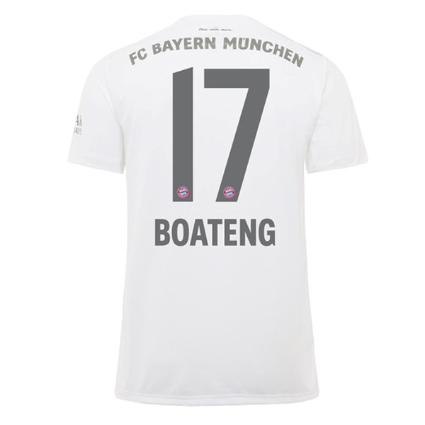 Camiseta Bayern Munich NO.17 Boateng Segunda equipo 2019-20 Blanco
